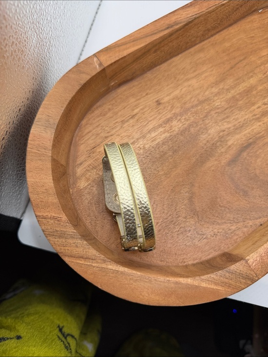 Jewelry - Gold Textured Double-Band bracelet